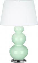 Robert Abbey 371X - Celadon Triple Gourd Table Lamp