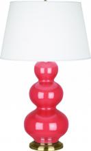 Robert Abbey ML40X - Melon Triple Gourd Table Lamp