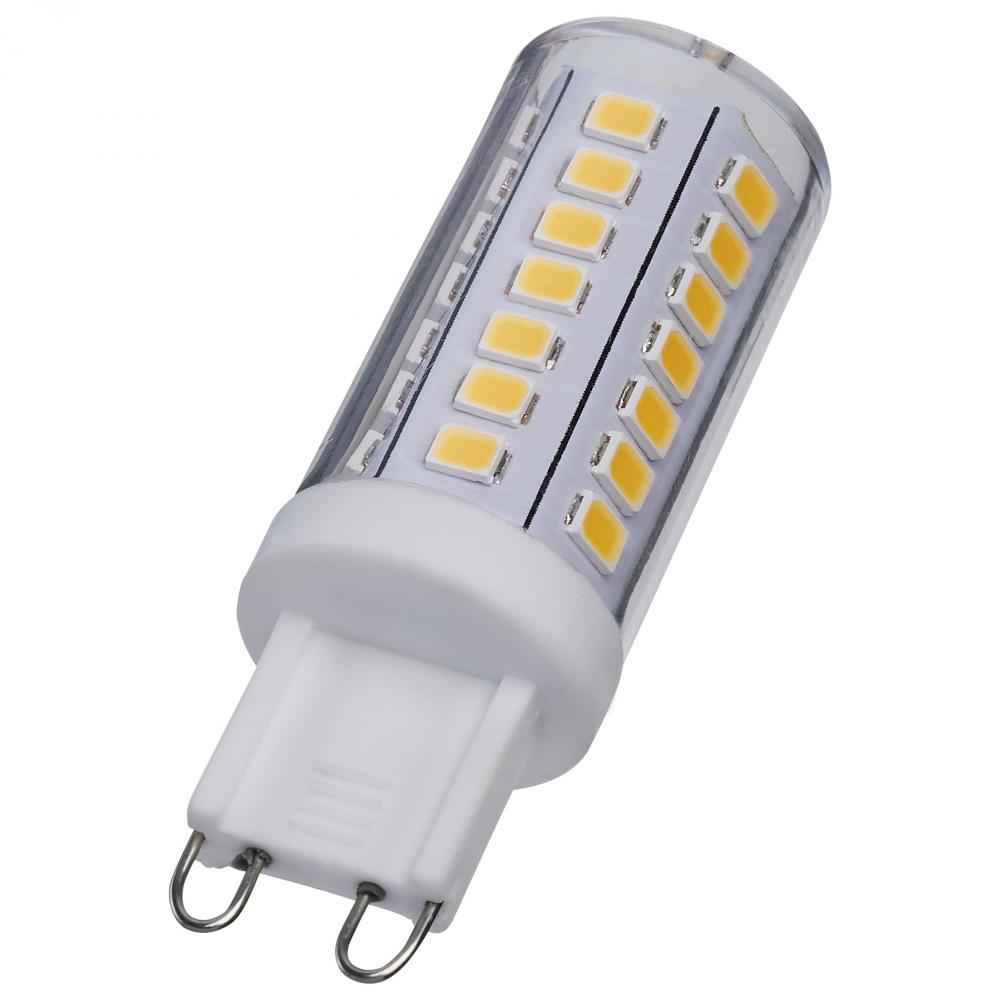 5 Watt Mini LED; G9 Base; 3000K; Clear Finish; 120 Volt