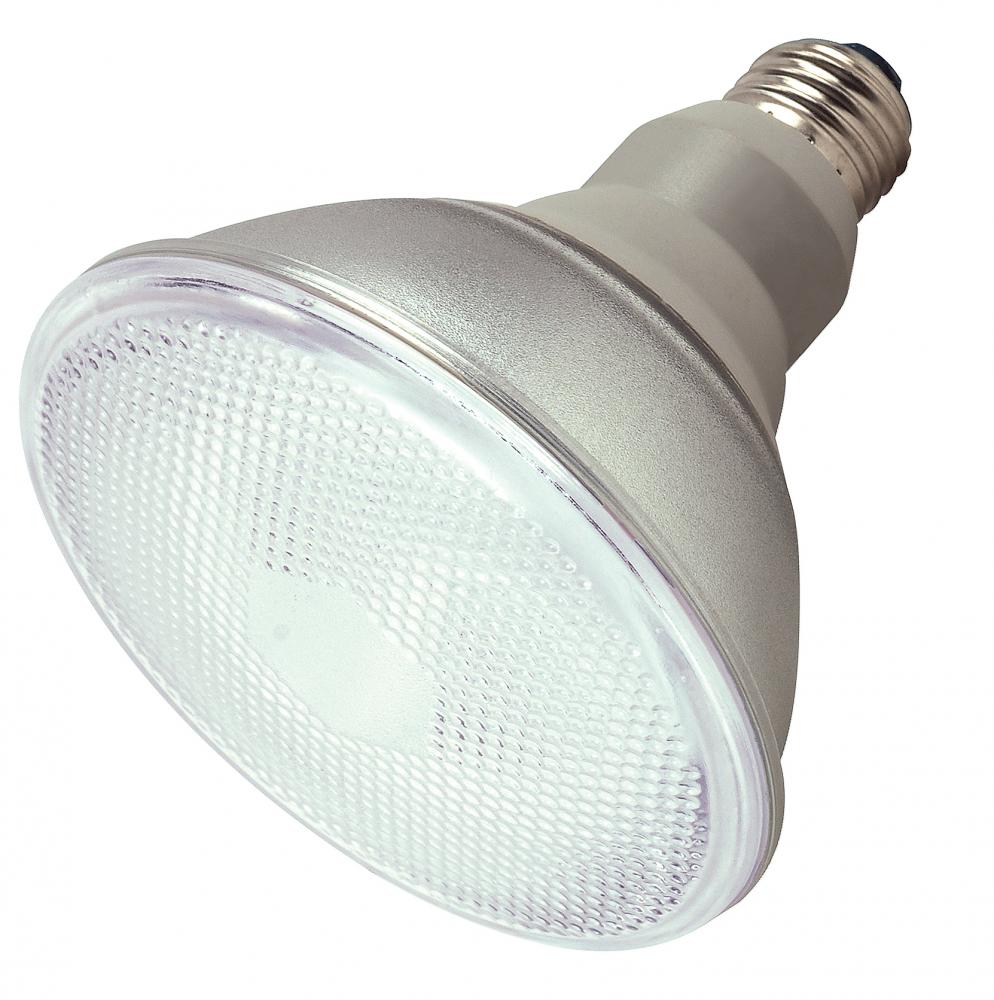 23 Watt; PAR38 Compact Fluorescent; 5000K; 82 CRI; Medium base; 120 Volt