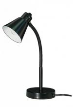 Satco Products Inc. 60/844 - SMALL GOOSE NECK DESK LAMP BLK