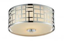 Z-Lite 328F12-CH - 2 Light Flush Mount