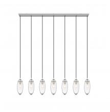 Z-Lite 651P-7L-BN - 7 Light Linear Chandelier