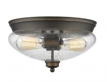 Z-Lite 722F2-OB - 2 Light Flush Mount