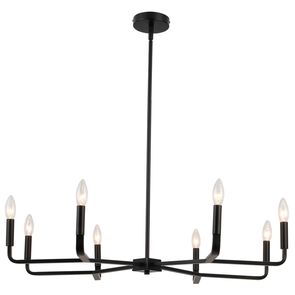 8LT Incandescent Chandelier, MB