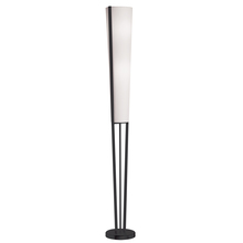 Dainolite 83323F-MB - 2LT Incand Floor Lamp, MB w/ WH Shade