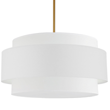 Dainolite PYA-304C-AGB-WH - 4LT Incandescent Chandelier, AGB w/ WH Shade