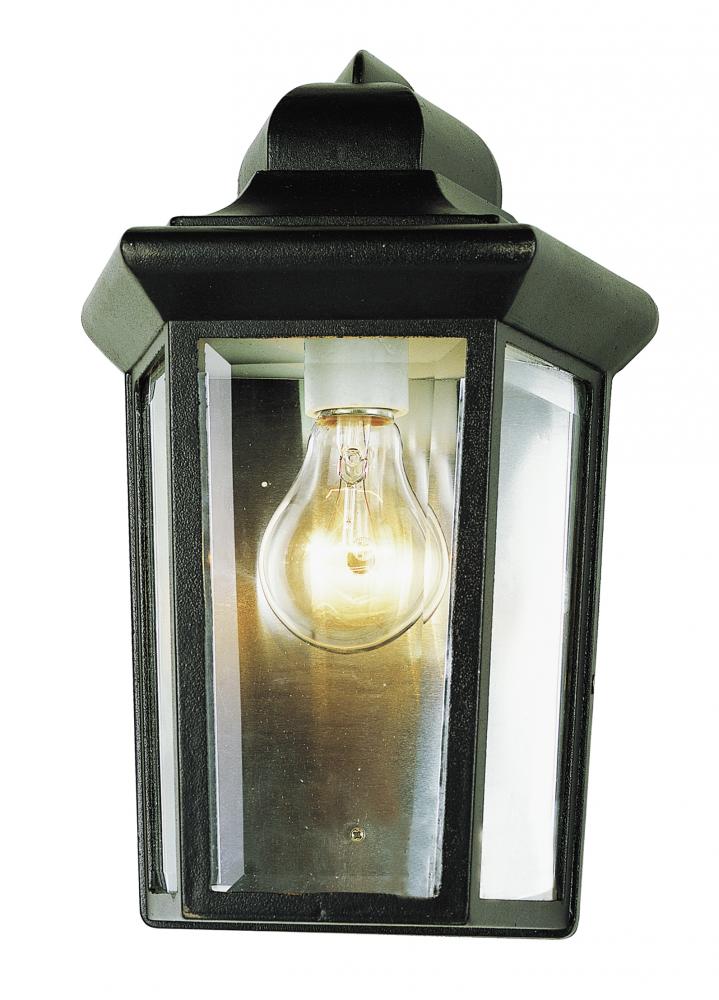 Rendell 12-In. 1-Light, Beveled Glass Outdoor Pocket Wall Lantern