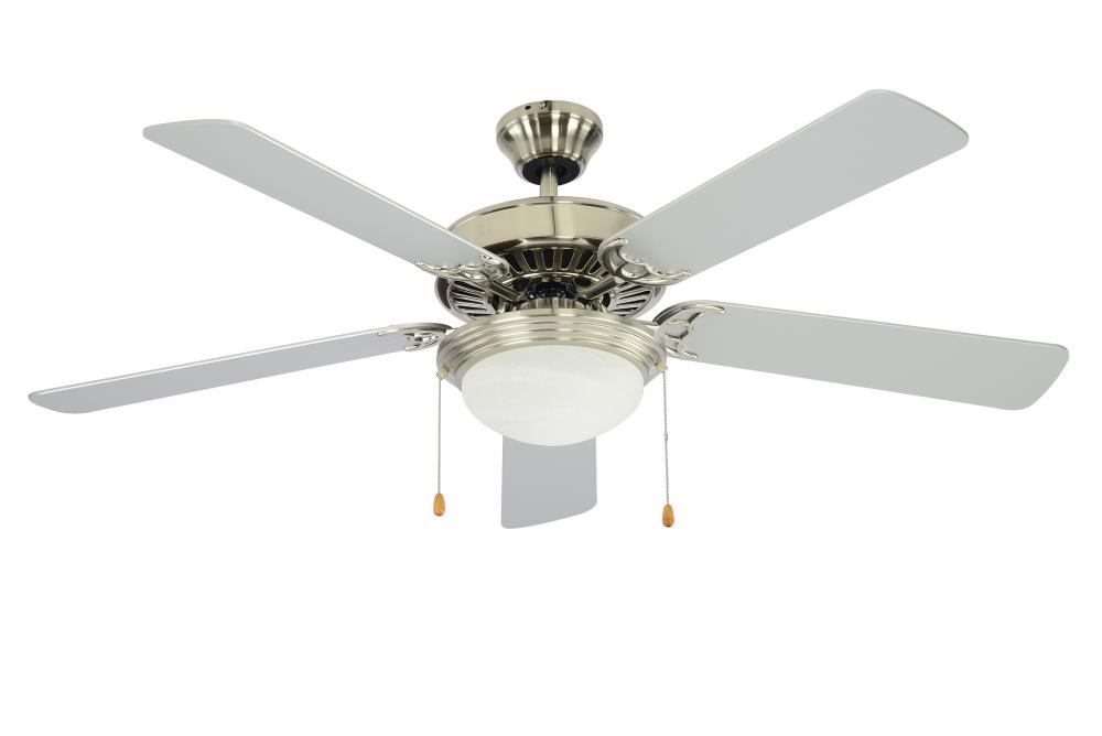 1LT FAN- W/LIGHT KIT GU24-BN-M