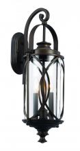 Trans Globe 40411 ROB - 2LT WALL LANTERN-MED-INTERLOCK