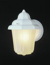 Trans Globe 4160 RT - Dale Collection 1-Light Pagoda Tiered Frosted Glass Wall Light