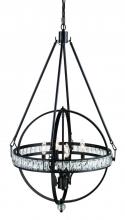 Trans Globe 70754 ROB - 4LT SPHERE SHAPE CHANDELIER-RO