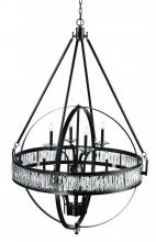 Trans Globe 70759 ROB - 12LT SPHERE SHAPE CHANDELIER-R