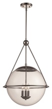 Trans Globe 71386 PC - 3LT PENDANT VENUS-PC