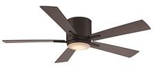 Trans Globe F-1017 BK - Finnley Collection Indoor LED Light, 5-Blade Ceiling Fan with Opal Glass Lens