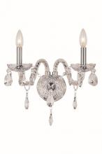 Trans Globe HU-2 PC - 2 LT CRYSTAL WALL SCONCE (9004