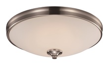 Trans Globe LED-30081 BN - LED FLUSH ETCHED WH OPAL 15"-B