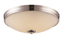 Trans Globe LED-30081 PC - LED FLUSH ETCHED WH OPAL 15"-P