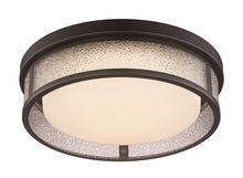 Trans Globe LED-30085 ROB - LED FLUSH ETCHED WH BUBBLE 15"