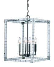 Trans Globe MDN-1492 - 4LT PENDANT-ACRY CAGE MED-PC