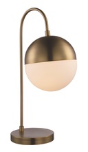 Trans Globe RTL-9065 SG - 1LT TABLE OPAL BALL CANE-SG