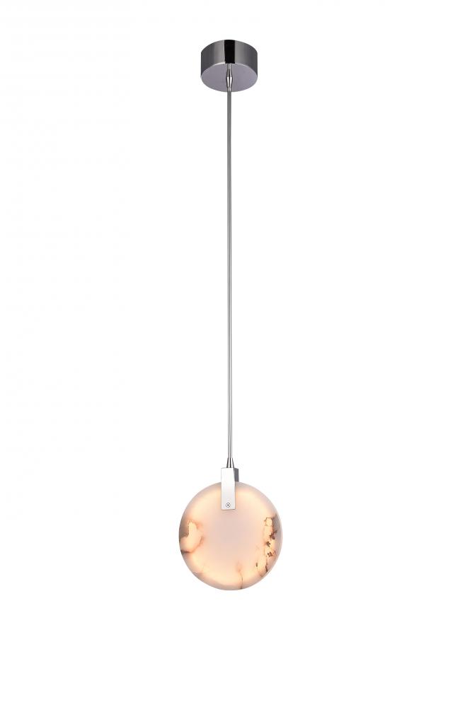 LED Single Pendant Lighting Chrome