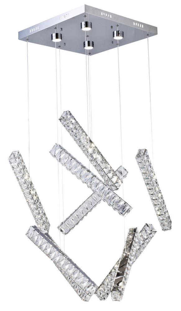 LED Chandelier Chrome