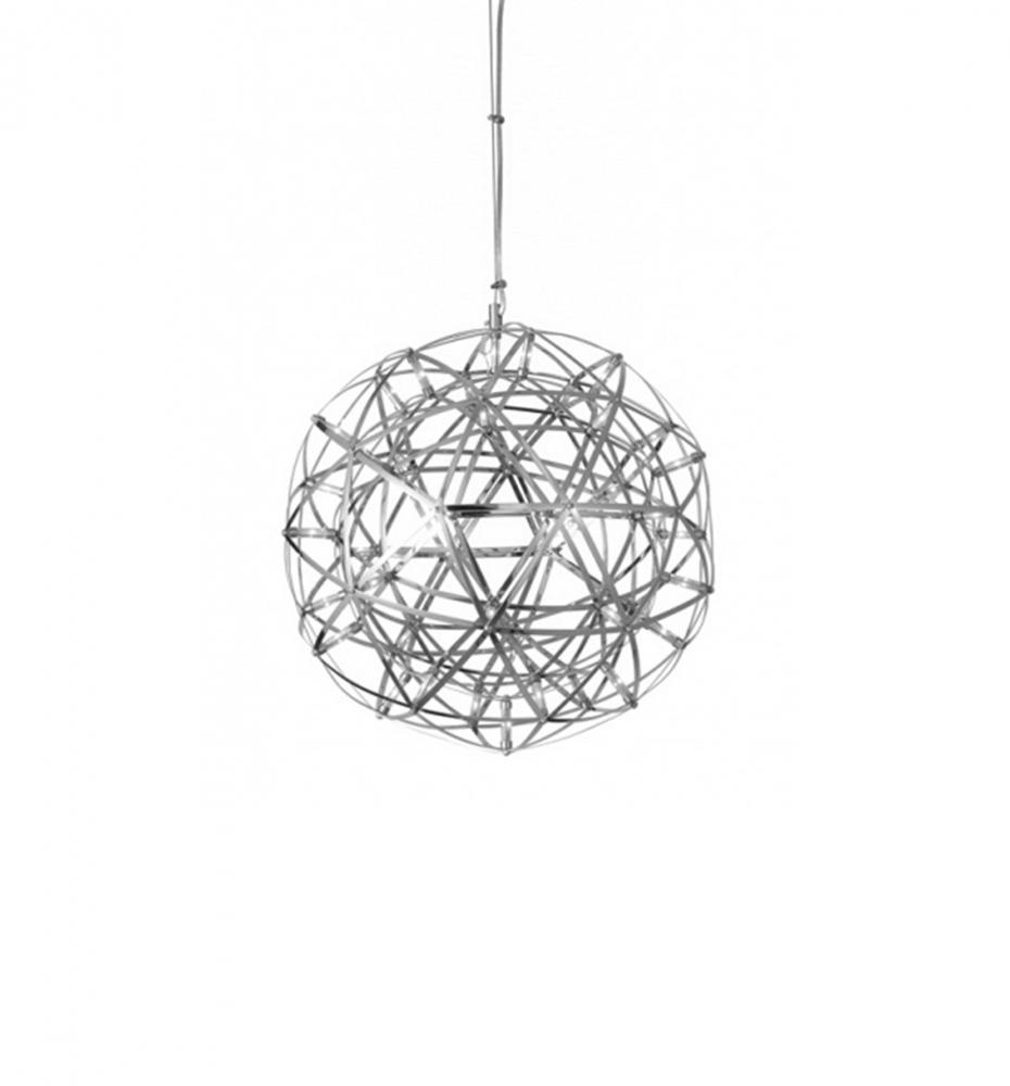 LED Chandelier Satin Nickel