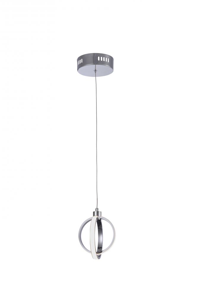 LED Single Pendant Lighting Chrome