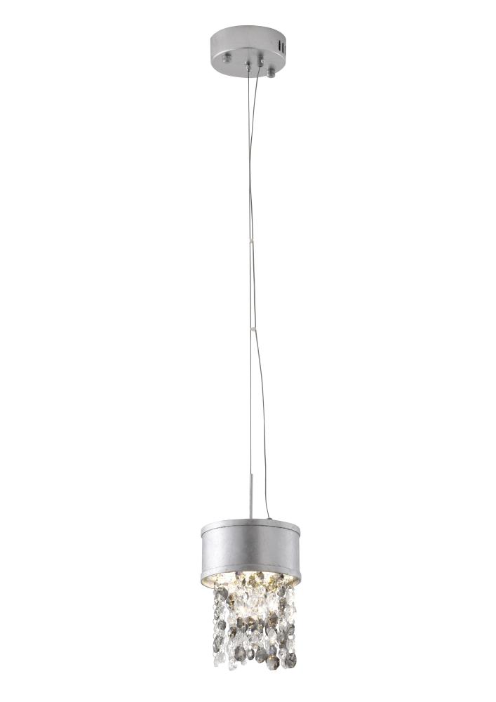 LED Pendant Metal & Crystal