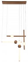 Bethel International DLS10C24G - LED Chandelier Gold