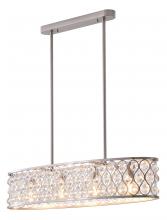 Bethel International DU163C35SN - Chandelier Metal & Crystal