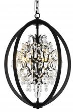 Bethel International LA10C18BLK - Chandelier Black