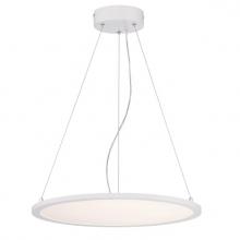 Westinghouse 6575100 - LED Chandelier Matte White Finish White Acrylic Disc