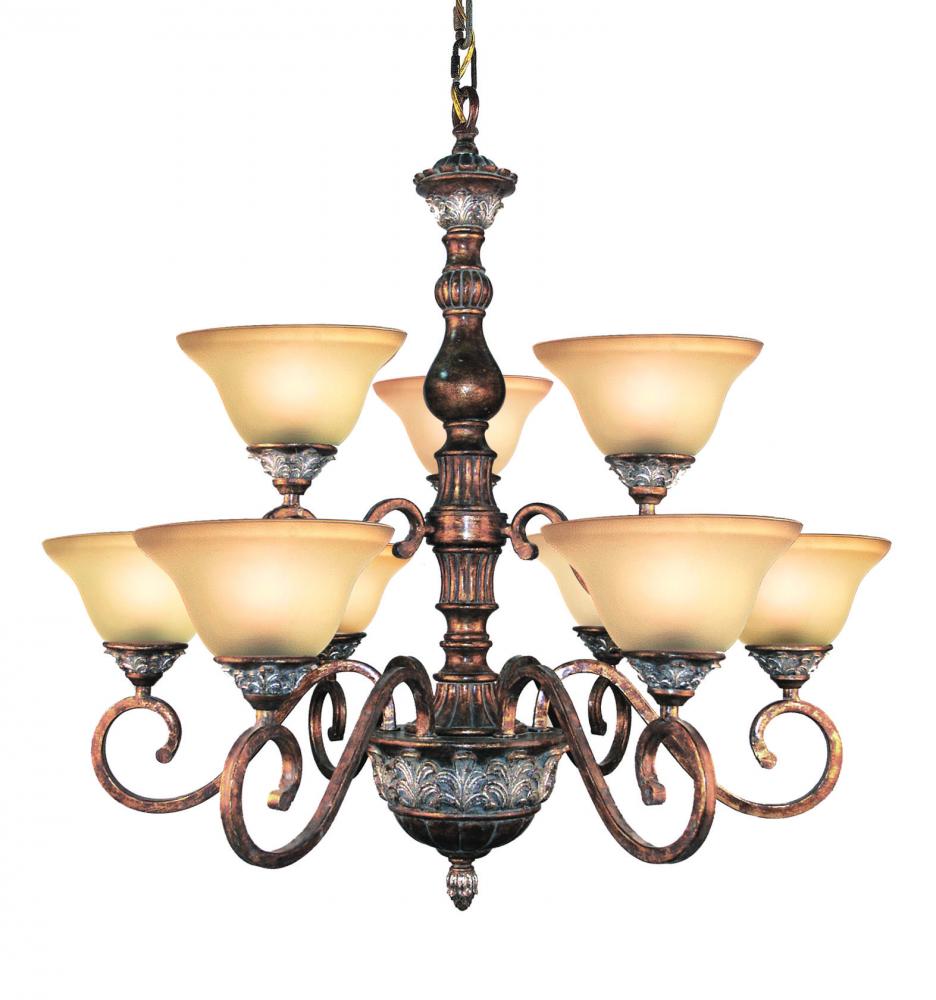 Bronze Up Chandelier