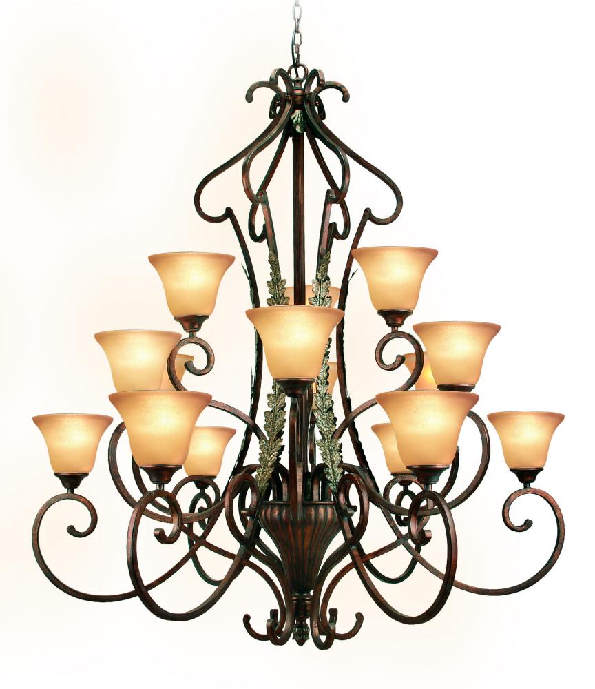 Bronze Up Chandelier