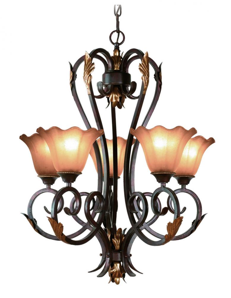 Bronze Up Chandelier