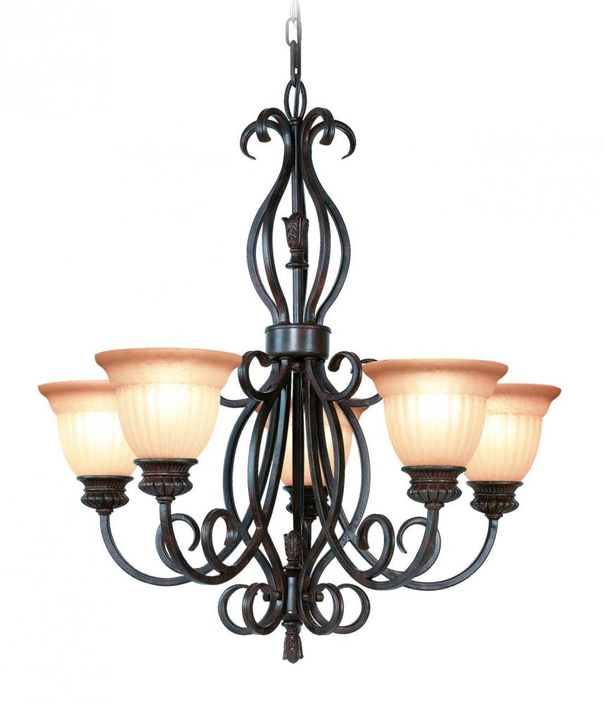 Bronze Up Chandelier