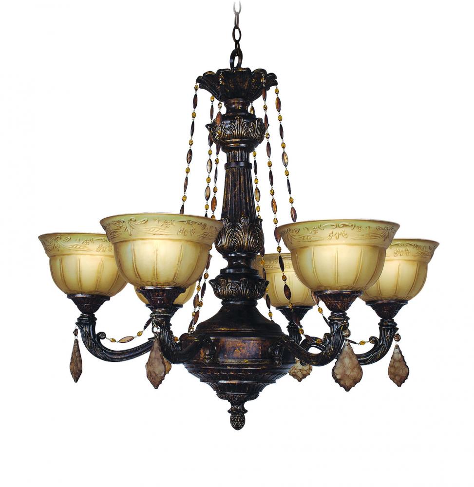 Bronze Up Chandelier