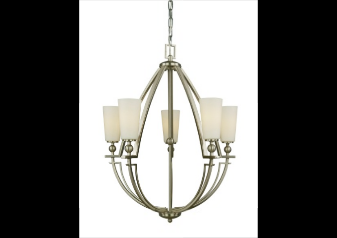 Nickel Up Chandelier