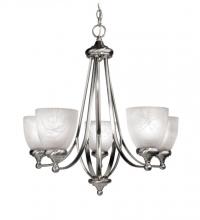 Woodbridge 10046-STN - Chrome Up Chandelier