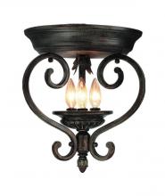 Woodbridge 36000-AGB - Bronze Cage Semi-Flush Mount