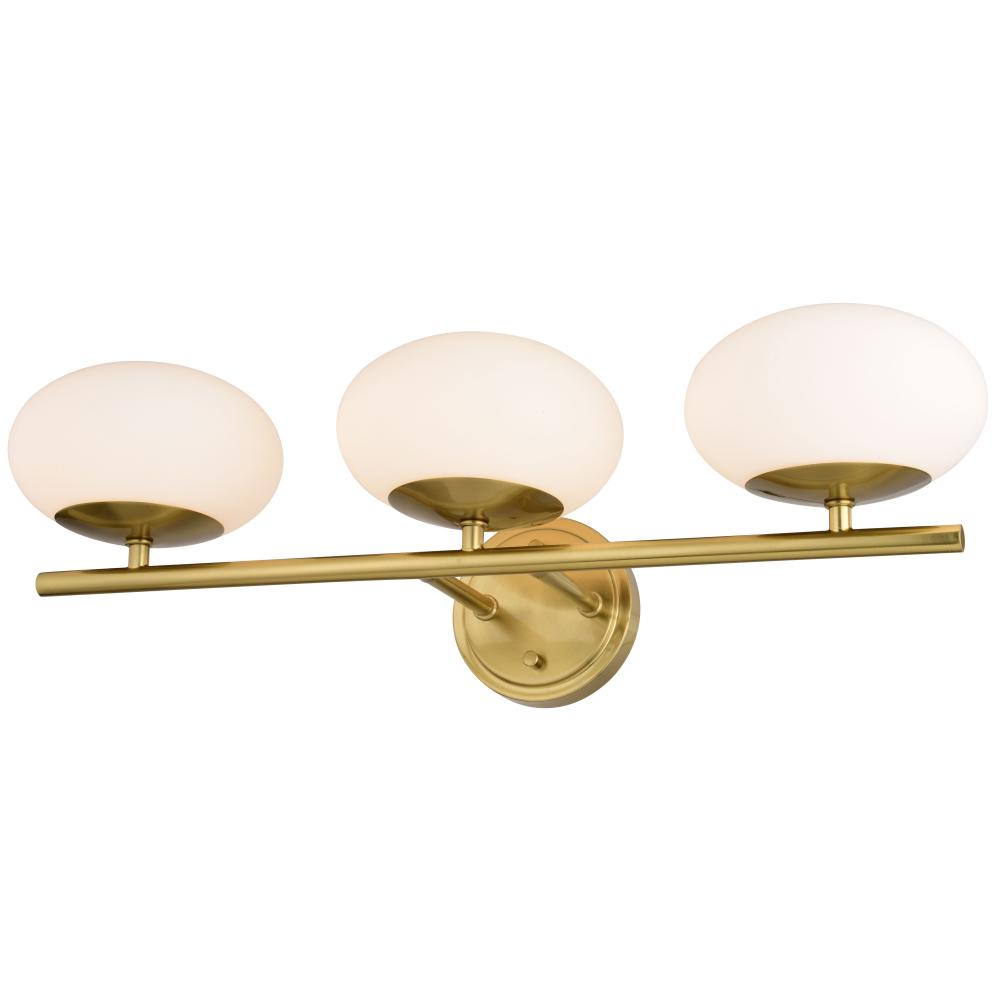 Sloane 3 Light Vanity Satin Brass