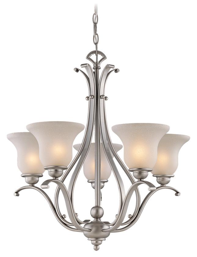 Monrovia 5L Chandelier Brushed Nickel