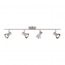 Vaxcel International C0220 - Alto 4L LED Directional Ceiling Light Brushed Nickel and Chrome