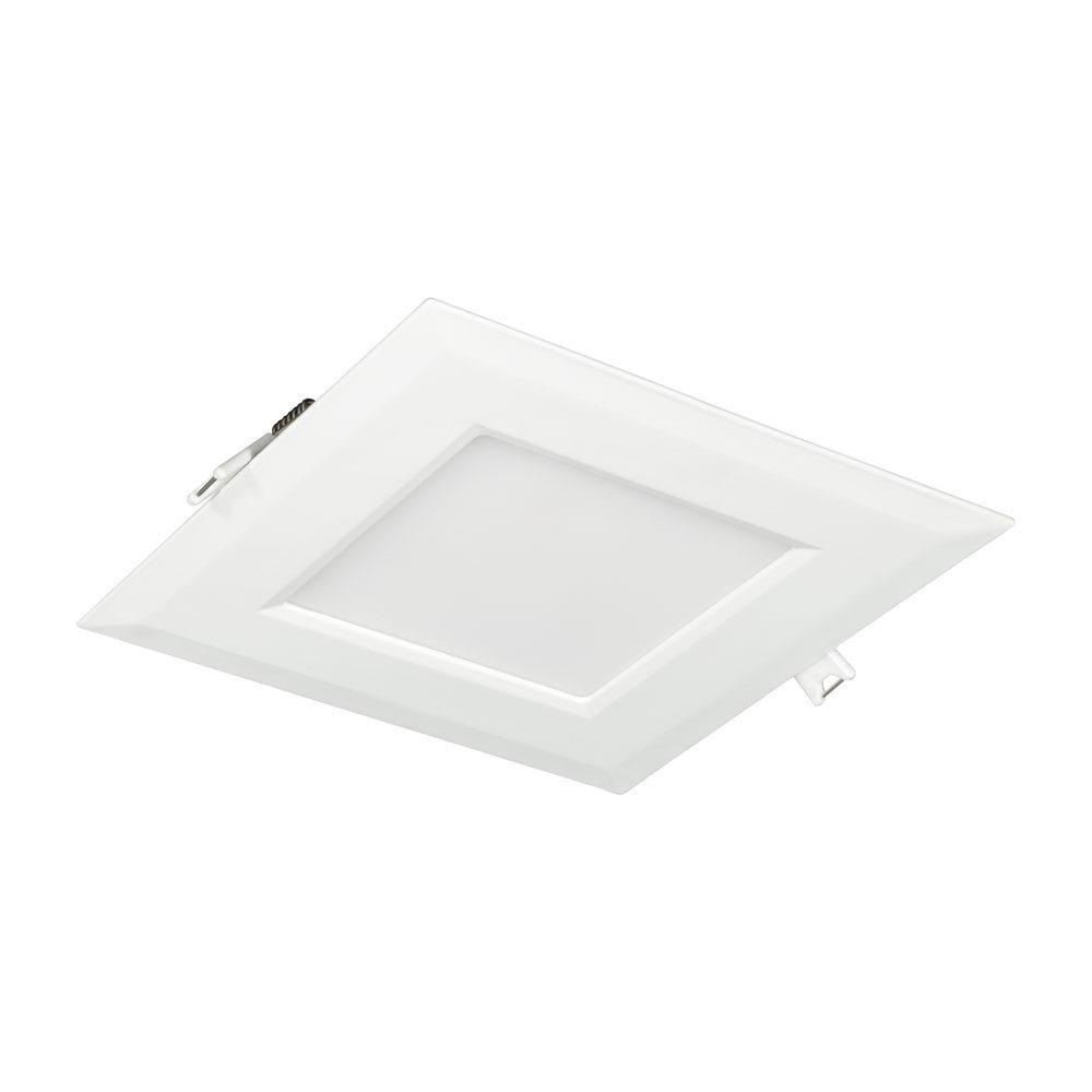 JESCO Downlight LED 6" Square Ultra Slim 14W 5CCT 90CRI WH