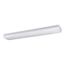 Jesco RE-GEO-FM-90036-3080-WH - JESCO 36-inch AC LED Vanity Light Ceiling & ADA Wall Mount 3000K