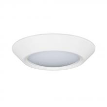 Jesco RE-GEO-FM-99204-2790-WH - JESCO 1-light 4" LED disk Light - Mutli-Groove Design 2700K