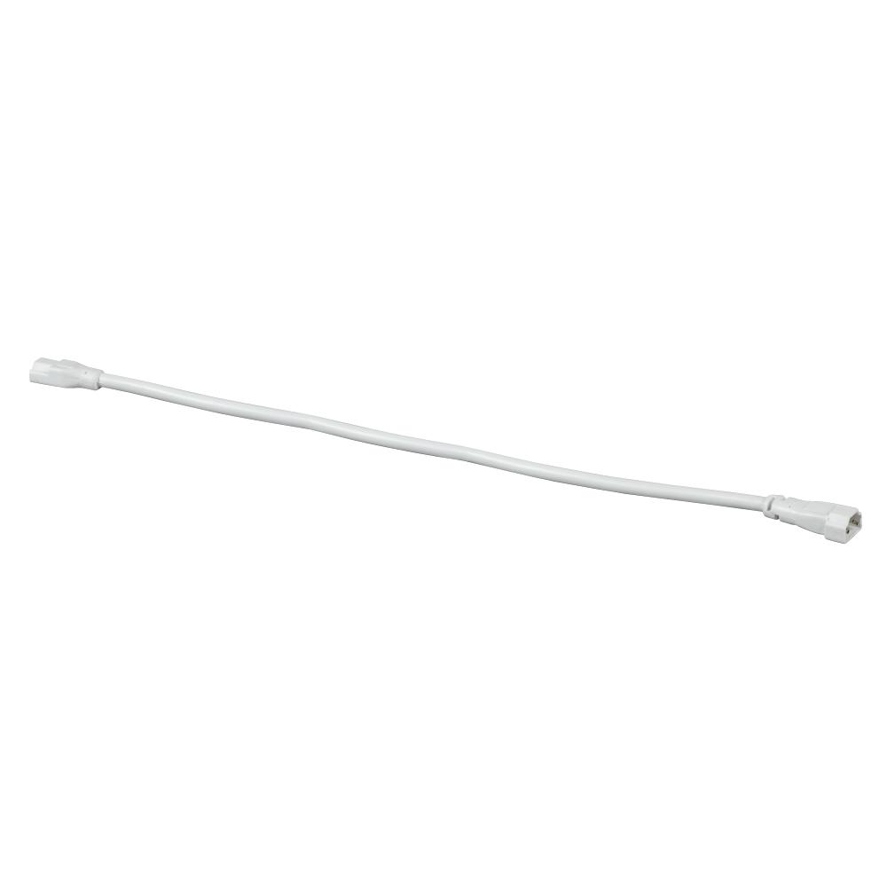 Fluorescent Under Cabinet Strip Light - 12" Connector Wire for T5 Strip Light