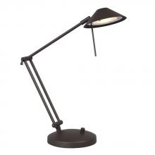 Galaxy Lighting 511135MTBZ - Table Lamp - Matte Bronze with Metal Shade (Dimmable)